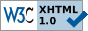 XHTML 1.0 Valid