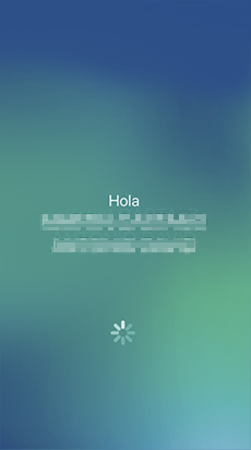 Pantalla de bienvenida